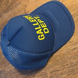 GALLERY DEPT. Blue and Yellow Trucker Hat NWOT